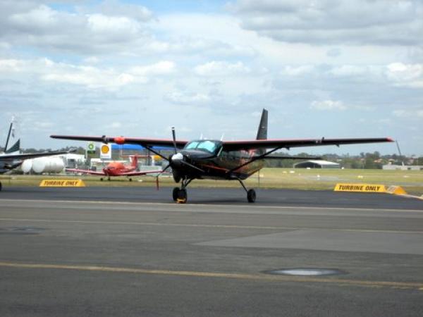 Chrystal liked the "black" plane.